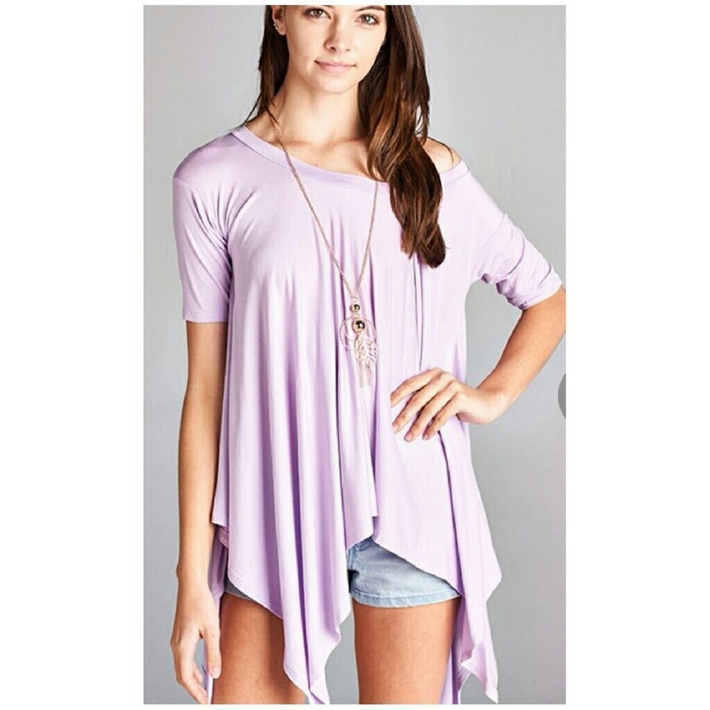 Lexi Top In Lilac Size Large
